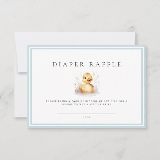 Raffle Ticket für das kleine Duck Baby Duwer Duwer (Vorderseite)