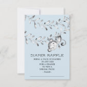 Raffle Ticket für das Monkey Baby Shooter Einladung (Vorderseite)