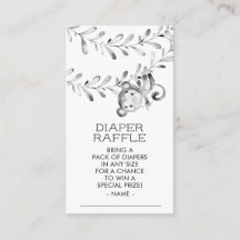 Raffle-Ticket für das neutrale Baby-Duschduschdusc