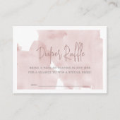 Raffle Ticket für das Raffle-Windschutzgerät Pink Begleitkarte (Vorderseite)