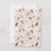 Raffle Ticket für das Windelwaschgerät White Roses Einladung (Rückseite)