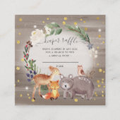 Raffle Ticket für Holzfreunde Begleitkarte (Vorderseite)