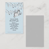 Raffle Ticket für Kleinkinder mit Kinderdusche Begleitkarte (Vorne/Hinten)