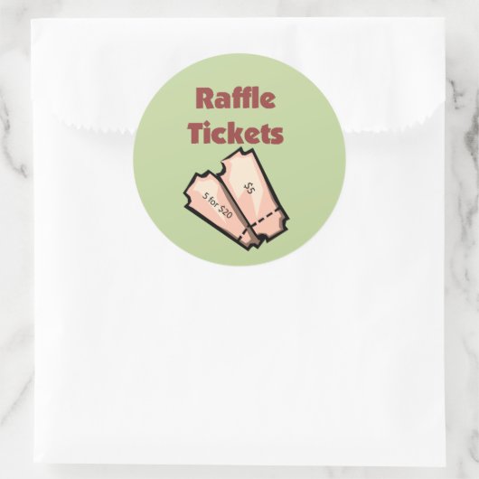 Raffle Ticket Stickers (Tasche)