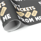 Raffle Tickets Verkäufer Tombula Gambling Mitarbei Geschenkpapier (Rolleneckpunkt)