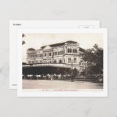 Raffles Hotel, Singapur 1918 Vintag Postkarte (Vorne/Hinten)