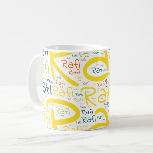 Rafi Kaffeetasse (Vorderseite Links)