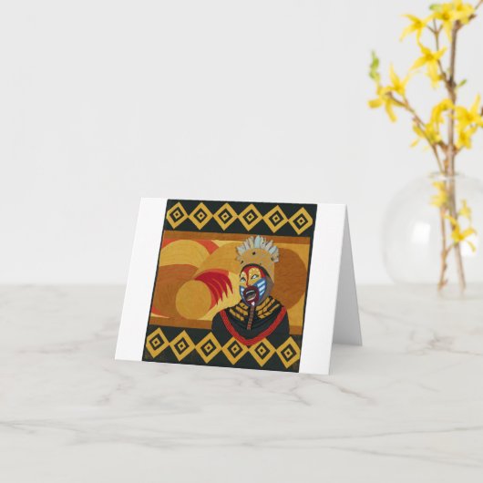 Rafiki - Der große Zauberer Karte (Gelbe Blume)