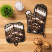 Rafters Ofenhandschuh & Topflappen-Set (Oben Unten)