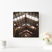 Rafters Quadratische Wanduhr (Zuhause)