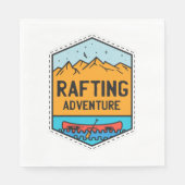 Rafting Adventure Serviette (Vorderseite)