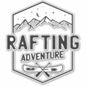 Rafting Adventure Sticker (Vorderseite)