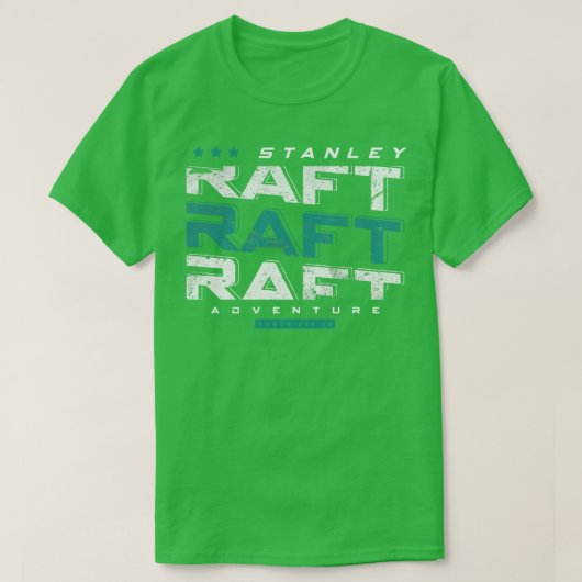 Rafting am Fluss Stanley (1) T-Shirt (Design vorne)
