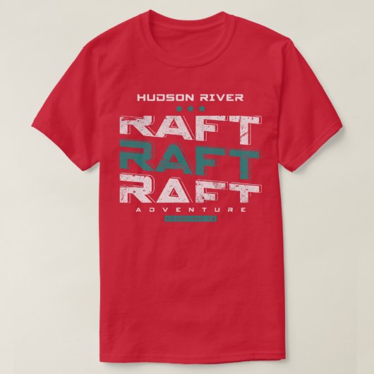 Rafting am Hudson-Fluss (1) T-Shirt (Design vorne)