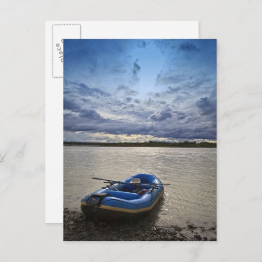 Rafting am Talkeetna River, Alaska Postkarte (Vorne/Hinten)