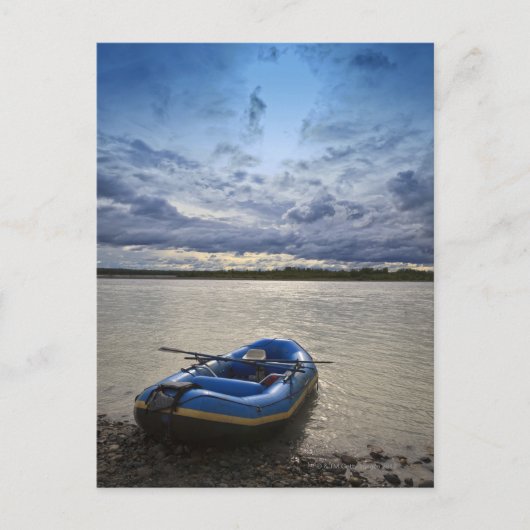 Rafting am Talkeetna River, Alaska Postkarte (Vorderseite)