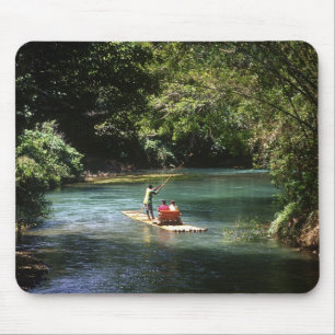 Rafting auf dem Martha Brae River, Falmouth, Mousepad