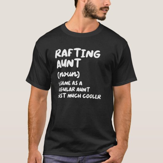 Rafting Aunt Definition  Sports T-Shirt (Vorderseite)