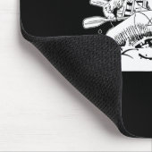 Rafting - Bootfahren mit Weißwasser Mousepad (Ecke)