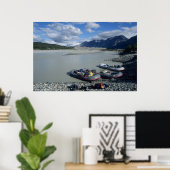 Rafting des Alsek flussabwärts Poster (Heimbüro)