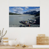 Rafting des Alsek flussabwärts Poster (Küche)