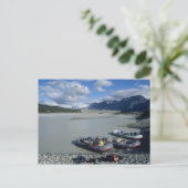 Rafting des Alsek flussabwärts Postkarte (Stehend Vorderseite)