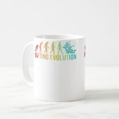 Rafting Evolution - Fluss-Whitewater-Rafting Lusti Kaffeetasse (Vorderseite Links)