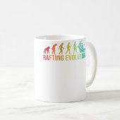Rafting Evolution - River Whitewater Rafting Funny Kaffeetasse (VorderseiteRechts)