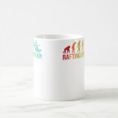 Rafting Evolution - River Whitewater Rafting Funny Kaffeetasse (Mittel)