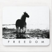Rafting Horse Freedom Moderne Kunst, Dichtung und Mousepad (Vorne)