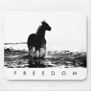 Rafting Horse Freedom Moderne Kunst, Dichtung und  Mousepad