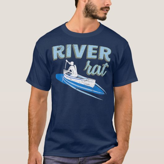 Rafting Kayaking Floating Tubing Spaß T-Shirt (Vorderseite)