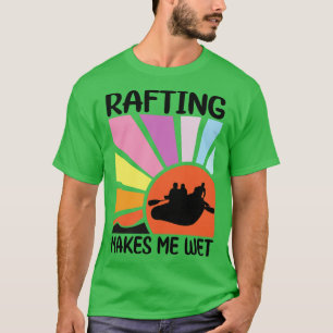 Rafting macht mich zu einem netten Retro Sommerges T-Shirt