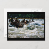 Rafting Postkarte (Vorne/Hinten)