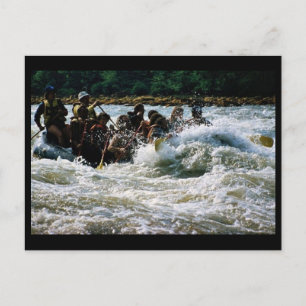 Rafting Postkarte
