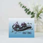 Rafting Postkarte (Stehend Vorderseite)