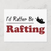 Rafting statt Rafting Postkarte (Vorderseite)