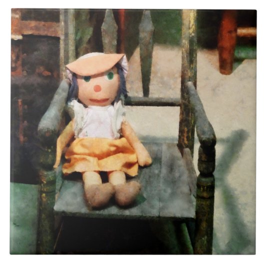 Rag Doll als Vorsitzende Fliese (Vorderseite)