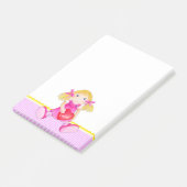 Rag doll Aquarellkunst benannt Post, die Post-it Klebezettel (angewinkelt)