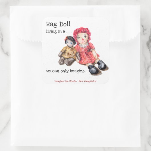 Rag Doll live, Stickers (Tasche)