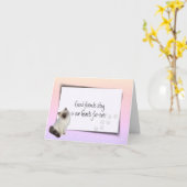 Rag Doll Pet Loss Beileid Karte (Gelbe Blume)