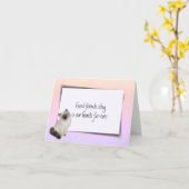 Rag Doll Pet Loss Beileid Karte (Gelbe Blume)