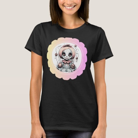 Rag Doll Spooky liebt den benutzerdefinierten T - T-Shirt (Vorderseite)