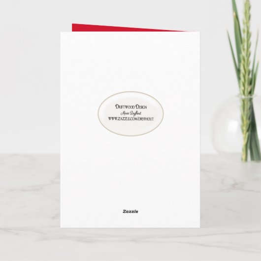 Rag doll und Teddy Bären Name Day Karte (Rückseite)