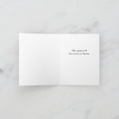 Raga Muffin Cat Beileid Faltkarte Karte (Innenseite)