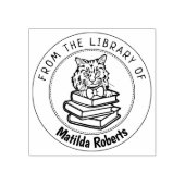 Ragamuffin Cat, Buch aus der Bibliothek Gummistempel (Prägung)