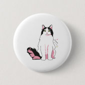Ragamuffin Cat Button (Vorderseite)