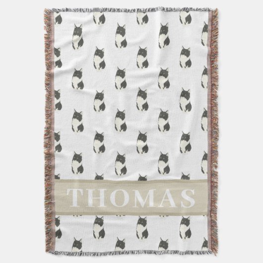 Ragamuffin Tuxedo Mittelhaarkatze Decke (Vorderseite Vertikal)