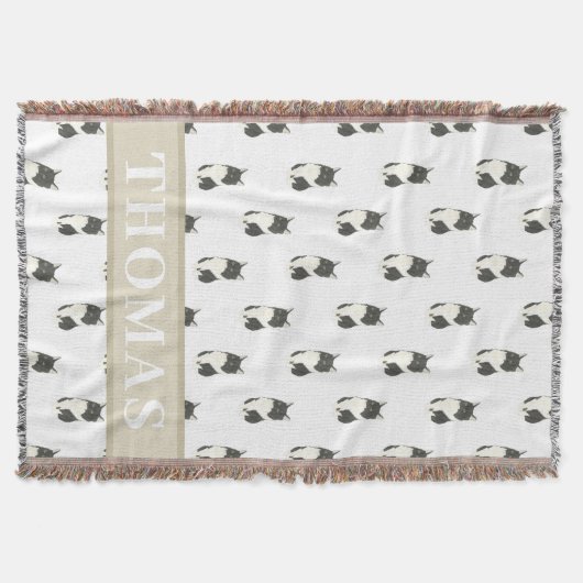 Ragamuffin Tuxedo Mittelhaarkatze Decke (Vorderseite)