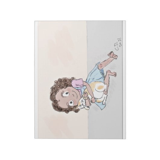 Ragamuffins mit Schwänzen und Toten Notizblock (Rotiert)